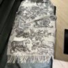 DIOR 59% cashmere, 41% wool   Christian Dior scarf