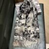 DIOR 59% cashmere, 41% wool   Christian Dior scarf