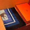 Hermès cashmere scarf 100% selected pure cashmere Official website 1:1 version, high-end scarf 110X200CM