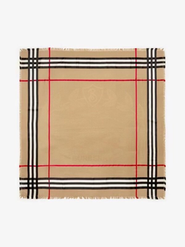 Burberry Classic camel square scarf advanced version 200 high-end square scarf 140X140cm