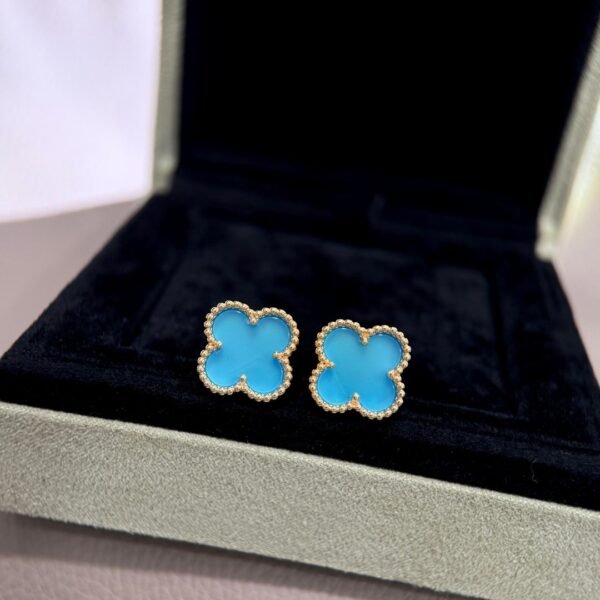 Van Cleef & Arpels Four-Leaf Clover Earrings Premium Edition