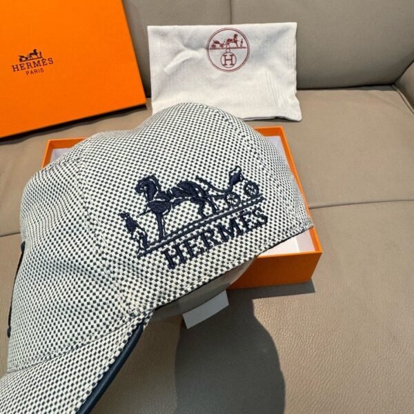HERMES Original single embroidered baseball cap