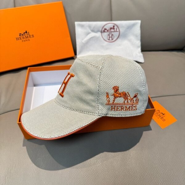 HERMES Original single embroidered baseball cap