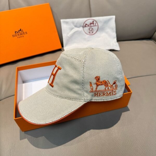 HERMES Original single embroidered baseball cap