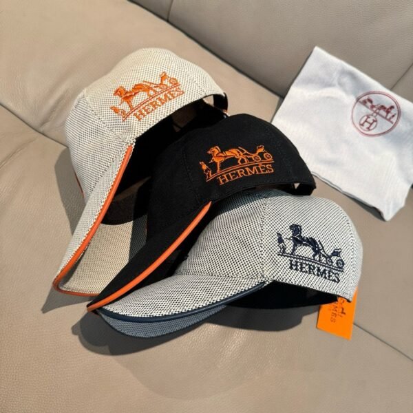HERMES Original single embroidered baseball cap