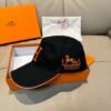HERMES Original single embroidered baseball cap