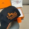 HERMES Original single embroidered baseball cap