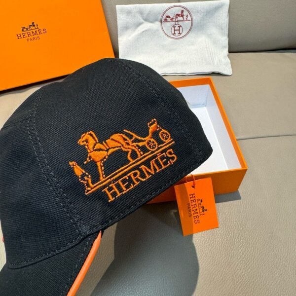 HERMES Original single embroidered baseball cap