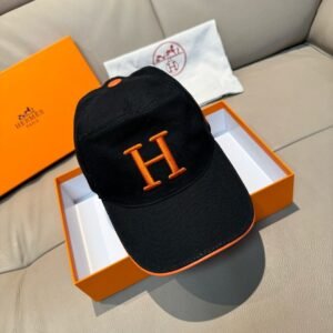 HERMES Original single embroidered baseball cap
