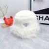Prada mink fur bucket hat