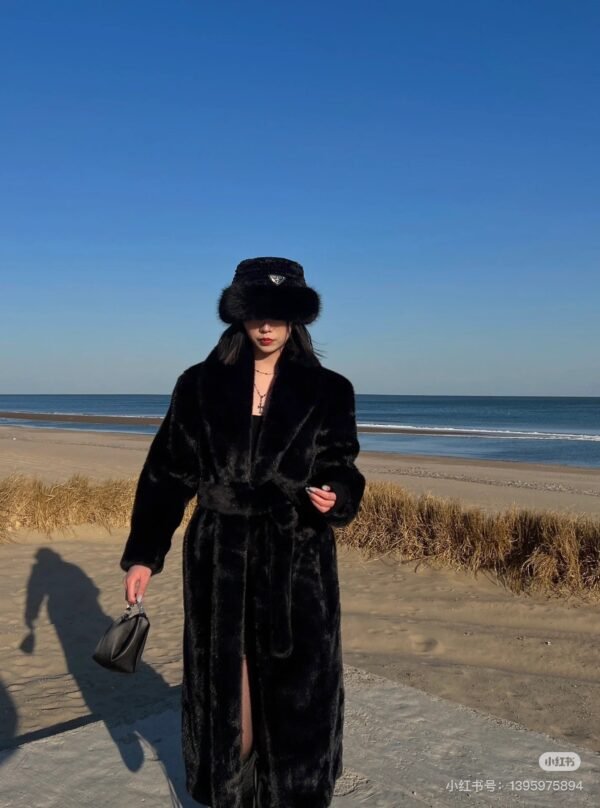 Prada mink fur bucket hat