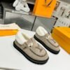 Louis Vuitton new autumn and winter Birkenstocks have a high-end wool lining
