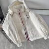 Moncler Solid color hooded short warm down jacket