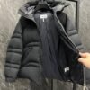 Loewe embroidered black down jacket
