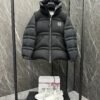 Loewe embroidered black down jacket