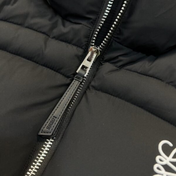 Loewe embroidered black down jacket