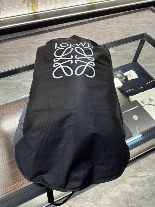 Loewe embroidered black down jacket