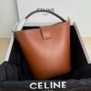 Celine Small Smooth Cowhide Leather Handbag Cowhide Material Premium Edition Bag Size: 16x19x12cm