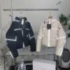 Moncler New Autumn and Winter Klais Women’s Stand Collar Short Down Jacket Reflective down jacket