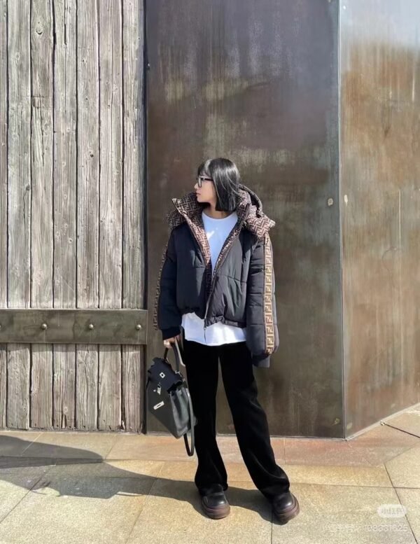 FENDI Limited Edition Couple Double-sided Down Cotton Jacket