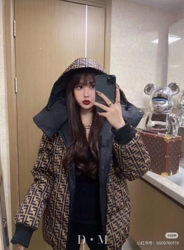 FENDI Limited Edition Couple Double-sided Down Cotton Jacket