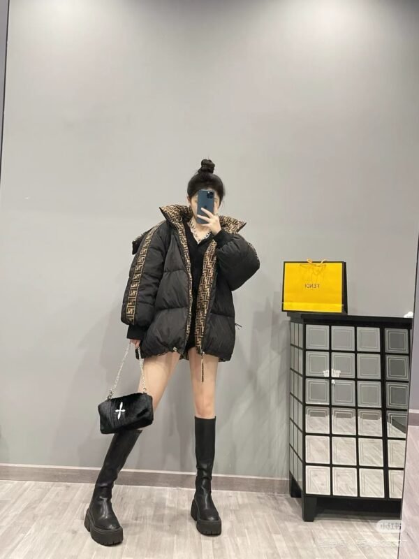 FENDI Limited Edition Couple Double-sided Down Cotton Jacket