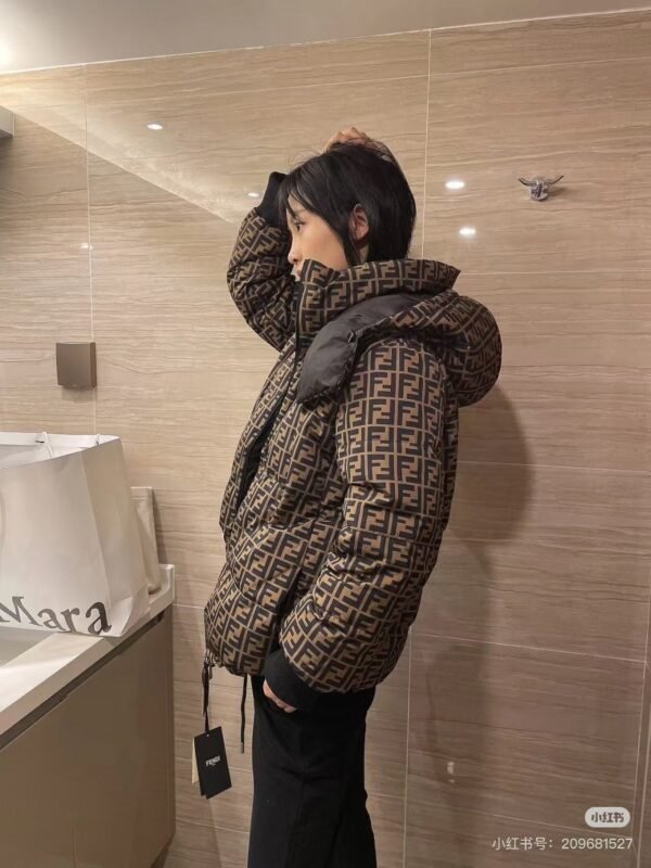 FENDI Limited Edition Couple Double-sided Down Cotton Jacket