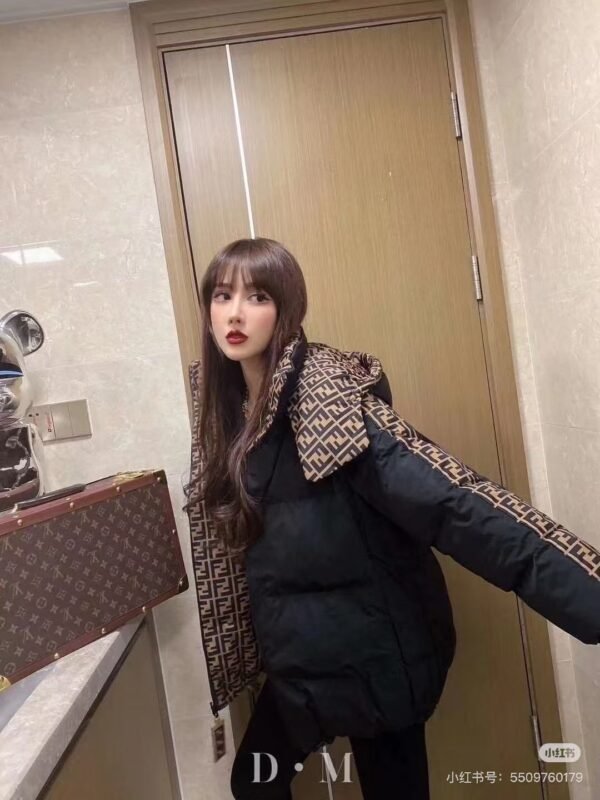 FENDI Limited Edition Couple Double-sided Down Cotton Jacket