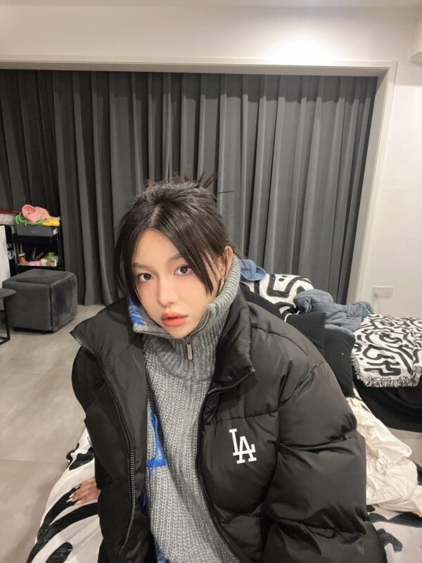 MLB-LA small label classic down jacket cotton jacket