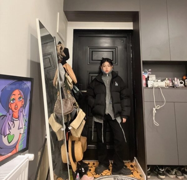 MLB-LA small label classic down jacket cotton jacket