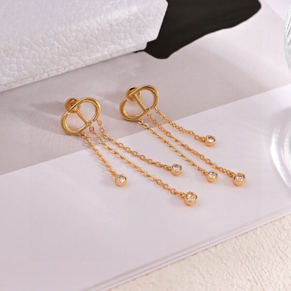 Dior new tassel earrings New Premium Edition