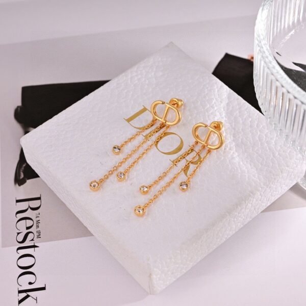 Dior new tassel earrings New Premium Edition