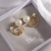 DIOR Pearl Earrings CD  Premium Edition