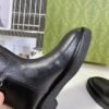GUCCI Autumn/Winter Runway-Style Equestrian Boots, Made of Cowhide, Heel 3.5cm, Boot Opening 39cm, Shaft 37cm