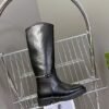 GUCCI Autumn/Winter Runway-Style Equestrian Boots, Made of Cowhide, Heel 3.5cm, Boot Opening 39cm, Shaft 37cm