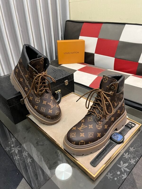 LV new Gaubon sports casual shoes imported first layer cowhide imported sheepskin inside