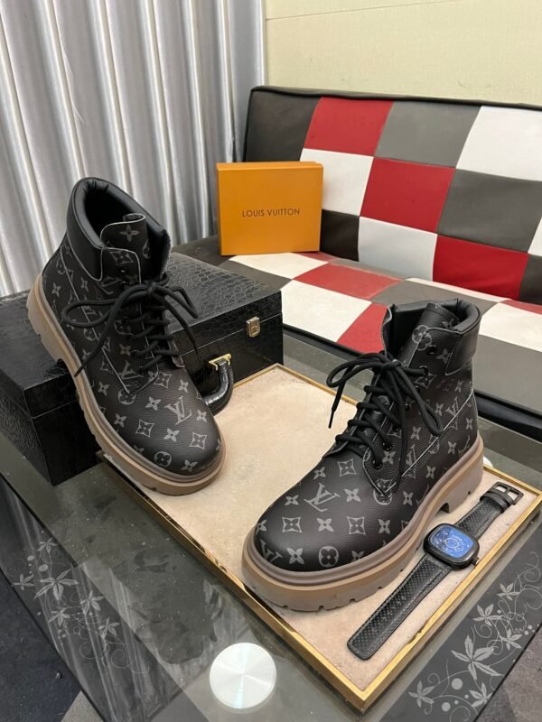 LV new Gaubon sports casual shoes imported first layer cowhide imported sheepskin inside