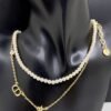 DIOR double pearl necklace Premium