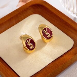 YSL Saint Laurent letter earrings Premium