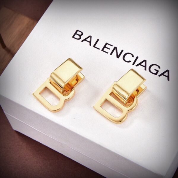 Balenciaga new gold earrings