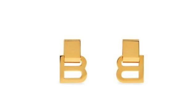 Balenciaga new gold earrings