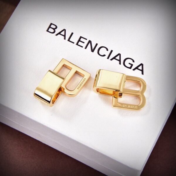 Balenciaga new gold earrings