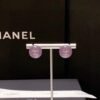 Chanel Purple Crystal Micro Diamond Earrings Premium