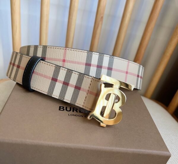 Burberry belt premium version official website 1:1 version width 3.5cm