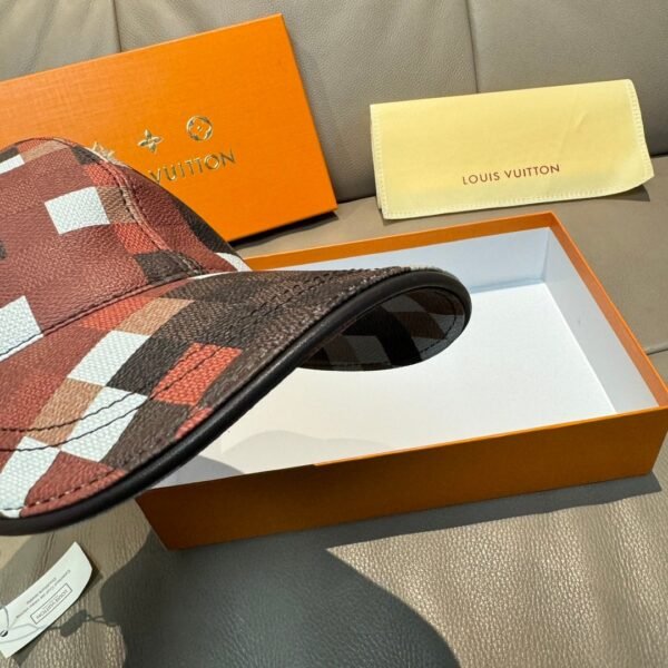 Louis Vuitton new color checkerboard original 1:1 leather + cowhide edge