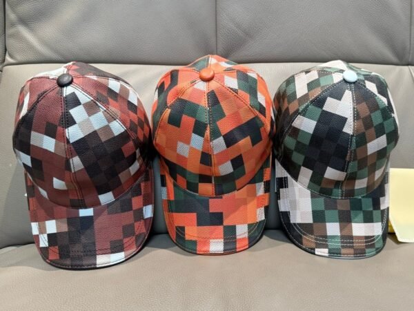 Louis Vuitton new color checkerboard original 1:1 leather + cowhide edge