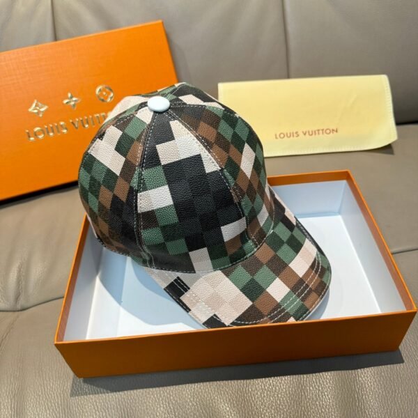 Louis Vuitton new color checkerboard original 1:1 leather + cowhide edge