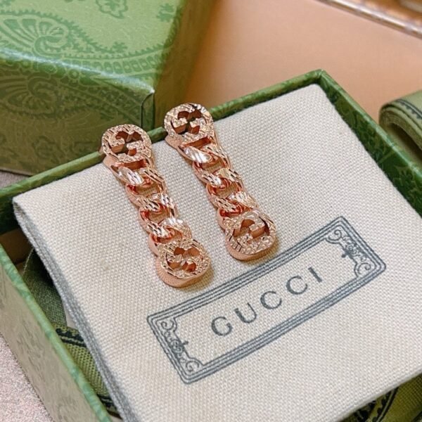 GUCCI Anger Forest series double G design earrings