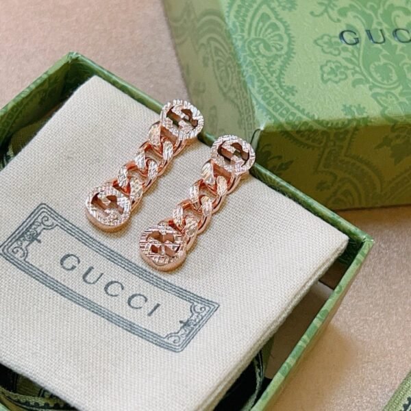 GUCCI Anger Forest series double G design earrings