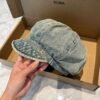 Chanel Denim Duck Tongue Artist hat 57cm